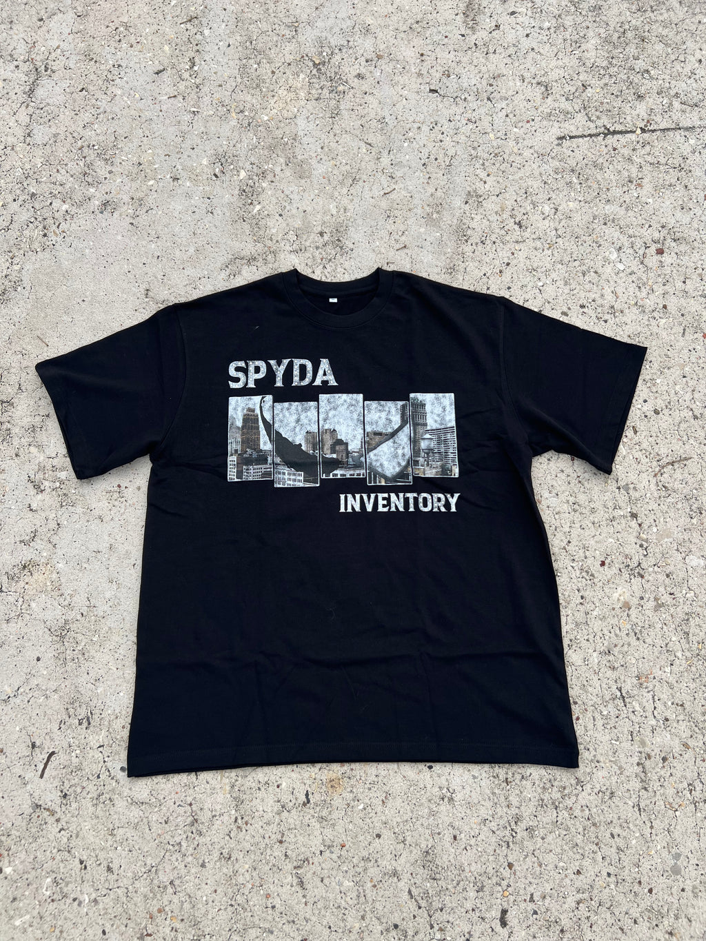 BLACK 'SPYDA' TEE