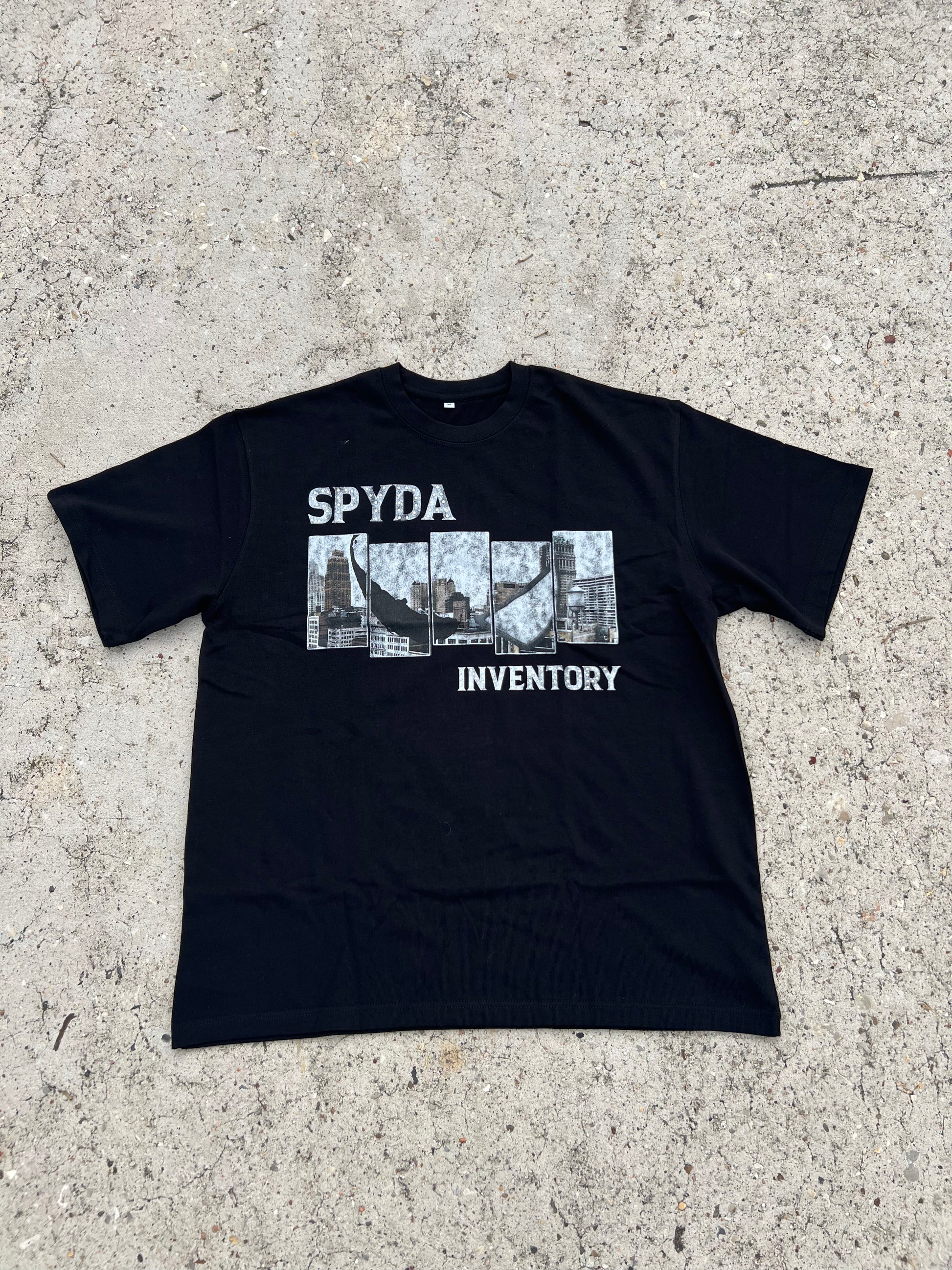 BLACK 'SPYDA' TEE