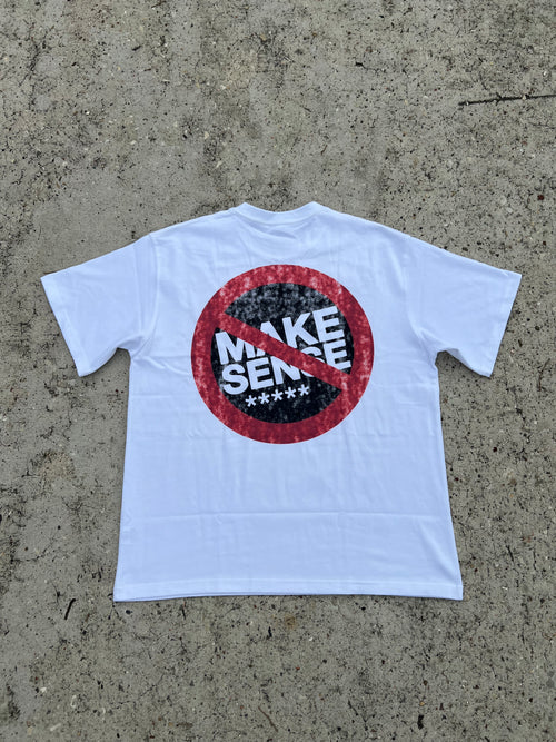 WHITE 'SPYDA' TEE